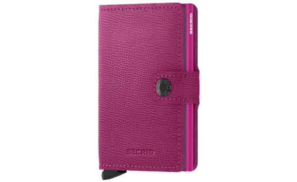 Secrid Mini Wallet Crisple | Fushia - Caswell's Fine Menswear