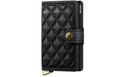 Secrid Premium Miniwallet Embossed Diamond | Black - Caswell's Fine Menswear