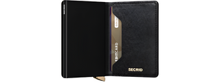 Secrid Premium Slimwallet Embossed Diamond | Black - Caswell's Fine Menswear