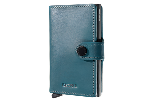 Secrid Premium Miniwallet Dusk | Teal - Caswell's Fine Menswear