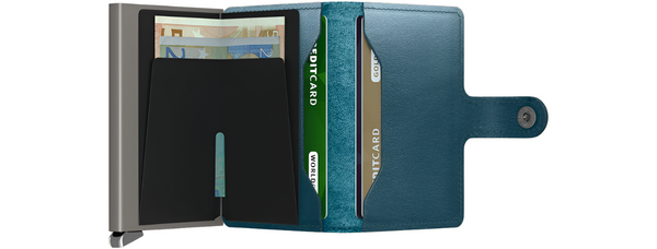 Secrid Premium Miniwallet Dusk | Teal - Caswell's Fine Menswear