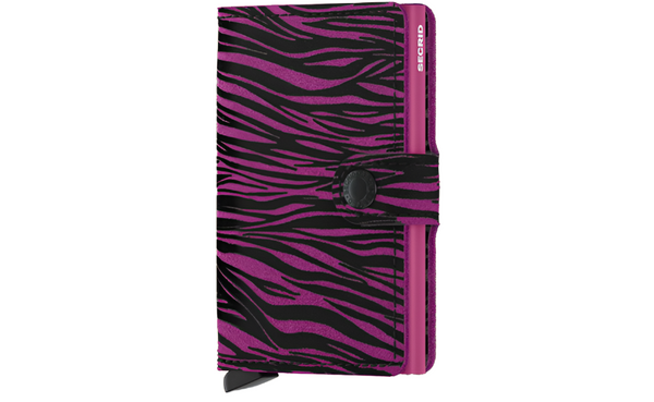 Secrid Mini Wallet Zebra | Fushia - Caswell's Fine Menswear