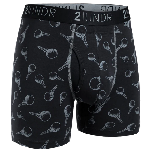 2UNDR Swing Shift Boxer Brief | Black Tees