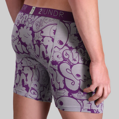 2UNDR Swing Shift Boxer Brief | Skulled