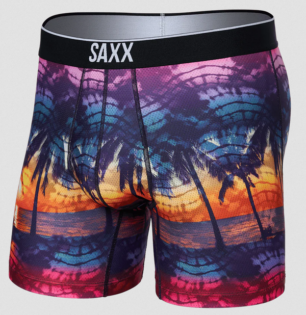 Saxx Volt Breathable Mesh Boxer Brief | Horizon Palms- Multi