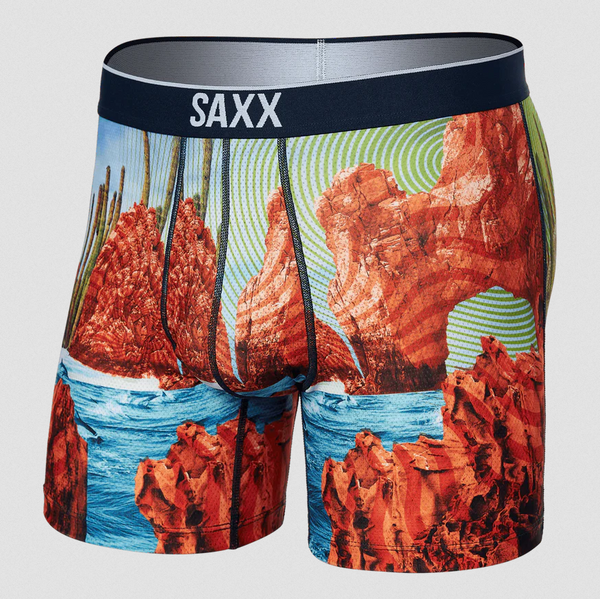 Saxx Volt Breathable Mesh Boxer Brief 5" (caleçon boxeur en maille respirante) | Patrouille de l'aube - Multi