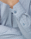 Bugatchi JAMES Mandala OoohCotton® Shirt | Air Blue