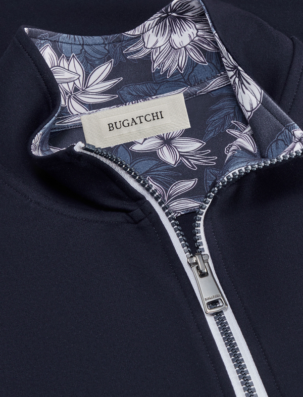 Bugatchi 1/4 Zip Pullover | Navy