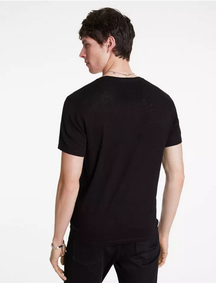 John Varvatos Oil Skull Tee | Noir