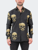 Maceoo Fibonacci GoldenSkull | Black