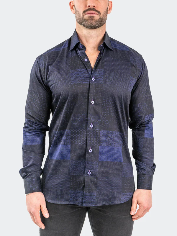 Maceoo Shirt Fibonacci Metaversee | Black