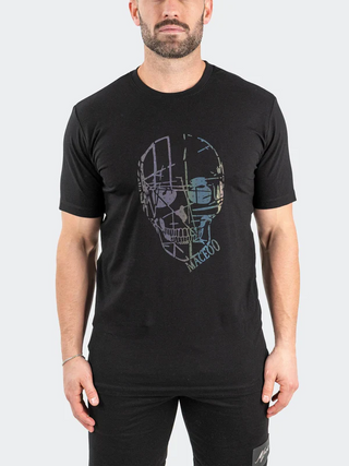 Maceoo Tee BluePrint Skull | Black