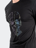 Maceoo Tee BluePrint Skull | Black