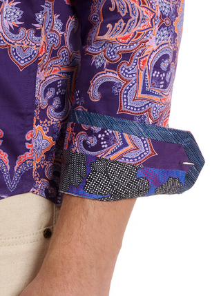 Robert Graham Shirt Casino Royal | Purple