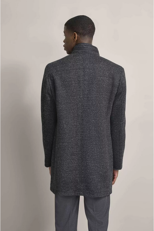 Bugatti Wool Coat | Charcoal