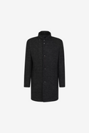 Bugatti Wool Coat | Charcoal