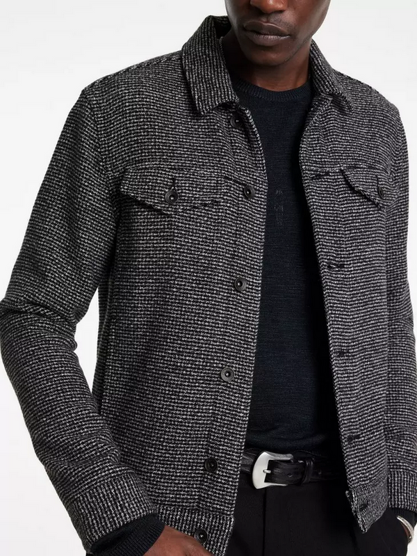 John Varvatos Evans Jacket | Black/White