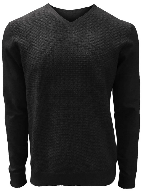 Point Zero Lemin V-Neck Sweater | Black