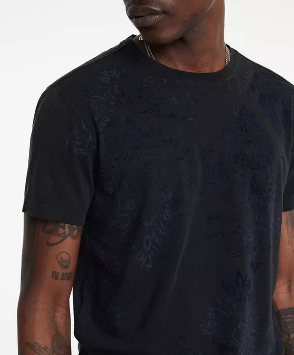 John Varvatos Paisley Tee | Dried Sage