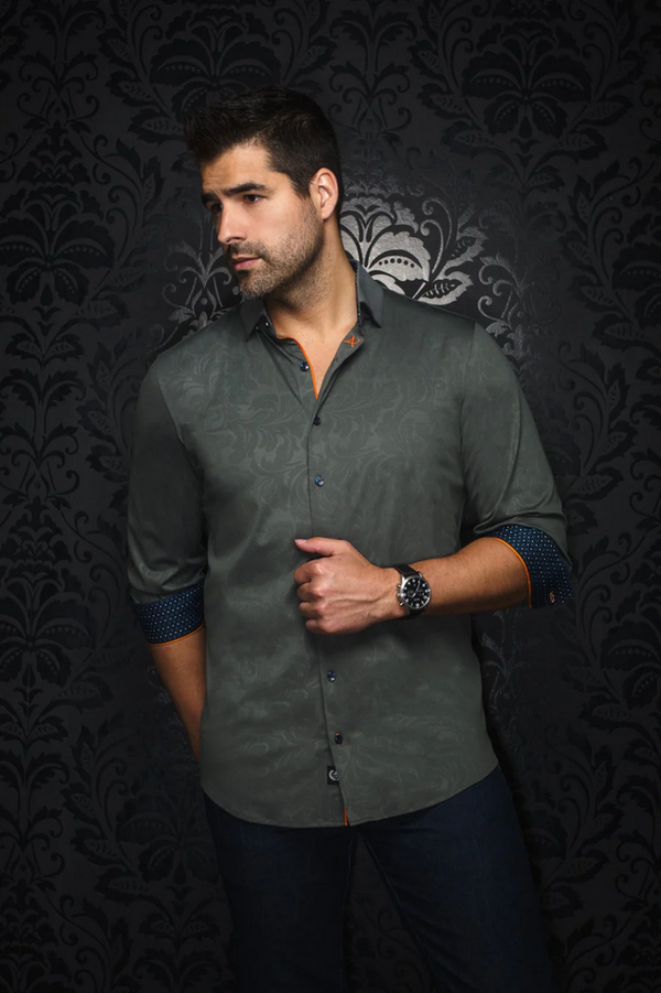 Au Noir 360° Stretch Shirt | DUNN, Olive