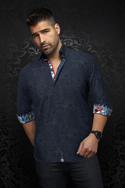 Chemise Au Noir BARDELLI, marine