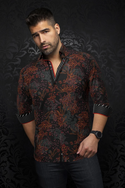 Au Noir 360° Stretch Shirt | BECKETT, Burgandy