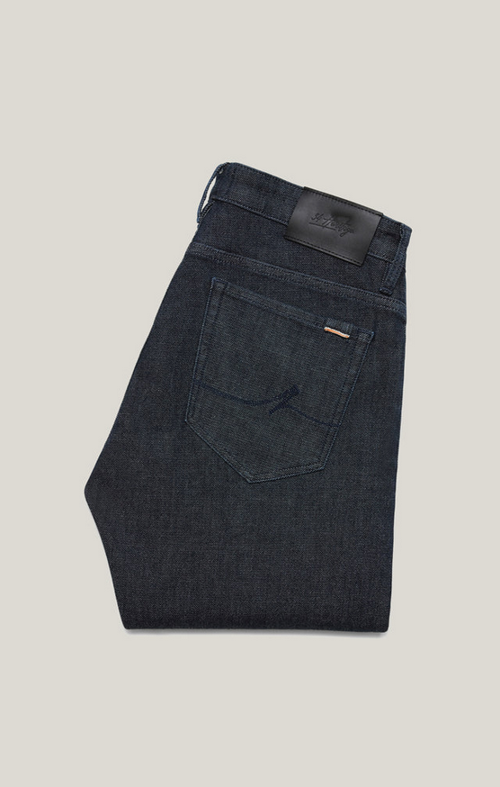 34 Heritage Cool Tapered Leg Pants in Dark Blue Selvedge