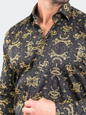 Maceoo Shirt Goldendragon | Black