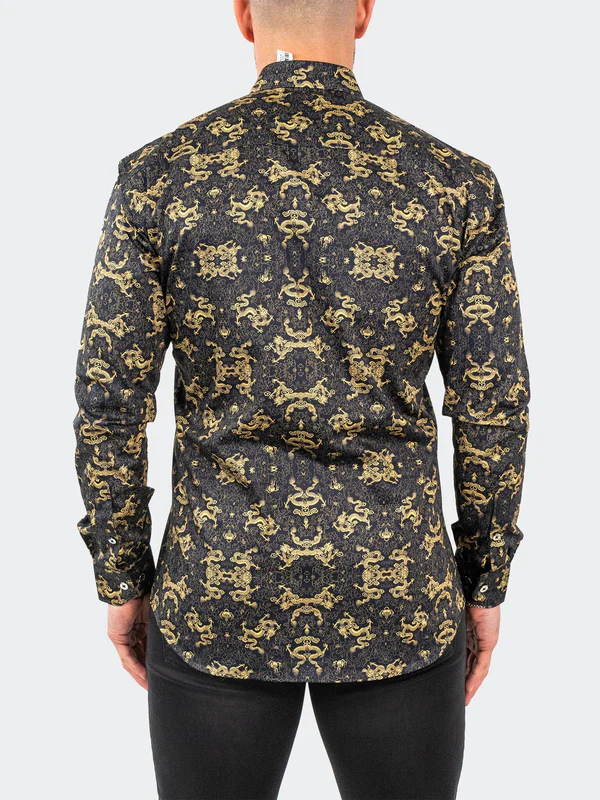 Maceoo Chemise Goldendragon | Noir