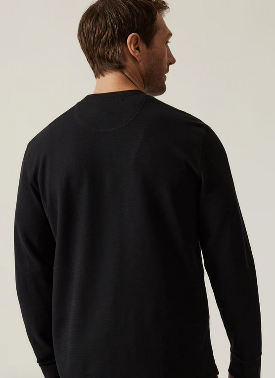 34 Heritage Long Sleeve Henley | Black