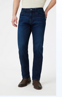 Mavi Zach Straight Leg Jeans Regular Rise | Deep Indigo Supermove