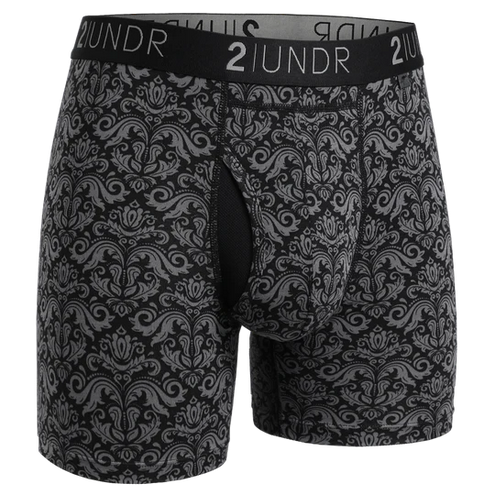 2UNDR Swing Shift Boxer Brief | Rococo Black