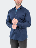 Maceoo Einstein Stretch Solid Optical | Navy