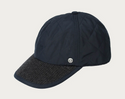 Casquette de baseball Bugatti en aspect matelassé avec rabats d'oreilles | Navy