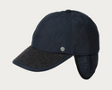 Casquette de baseball Bugatti en aspect matelassé avec rabats d'oreilles | Navy