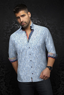 Chemise Au Noir | QUINN, Bleu clair