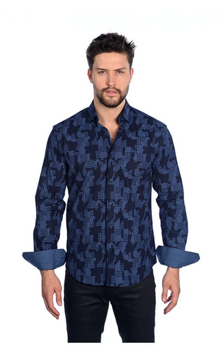 Mizumi Shirt Long Sleeve | Navy