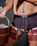 Saxx Volt Breathable Mesh Breathable Mesh Boxer Brief 5" (caleçon) | Top Shelf-Noir