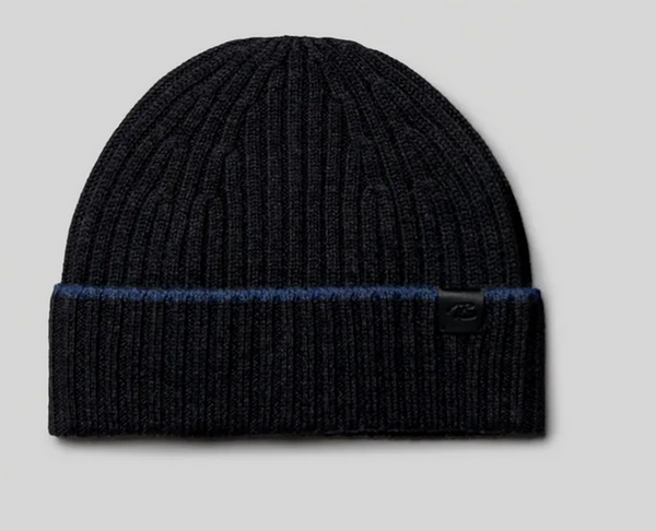 Robert Barakett Andrew Merino Wool Rib Knit Hat (Chapeau en laine mérinos côtelée)