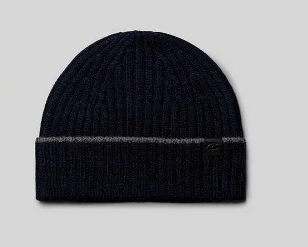 Robert Barakett Andrew Merino Wool Rib Knit Hat (Chapeau en laine mérinos côtelée)