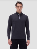 Bugatchi 1/4 Zip Knit | Black