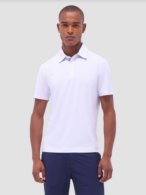 Bugatchi Soft Touch Polo | White