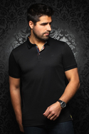 Au Noir Polo Eagle | Black