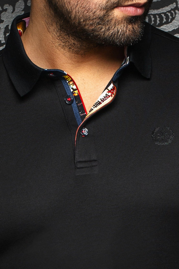 Au Noir Polo Eagle | Black