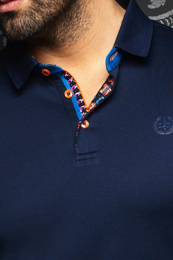 Au Noir Polo Eagle | Navy