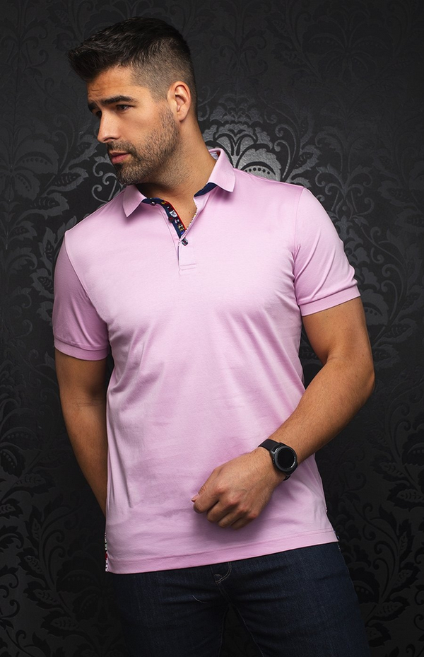 Au Noir Polo Eagle | Pink