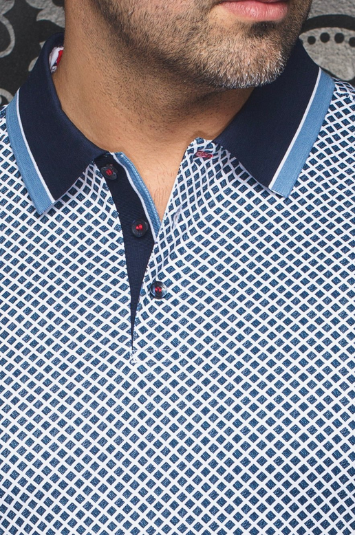 Au Noir Polo | FAIRMONT, White Navy