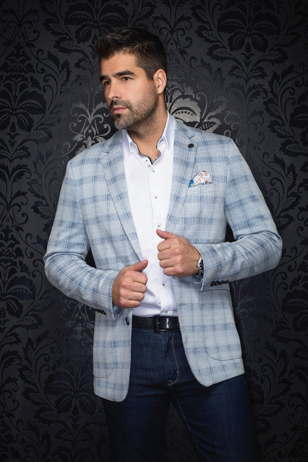 Au Noir Blazer | RITCHSON, Light Blue