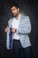 Au Noir Blazer | RITCHSON, Light Blue