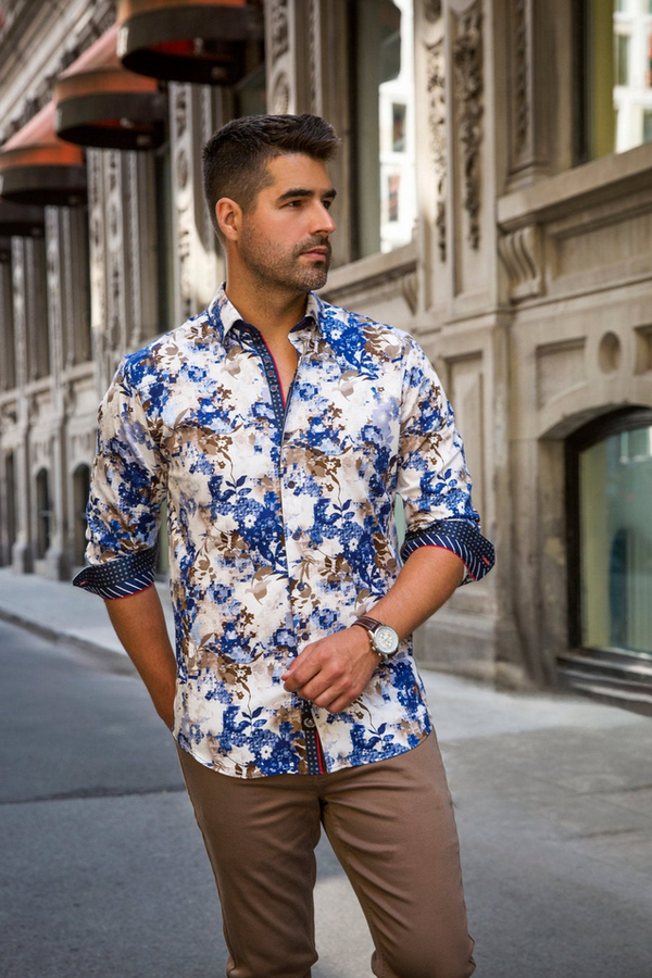 Au Noir Shirt | ACE, Navy Tobacco